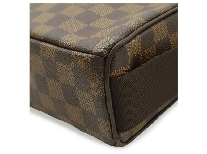 Borsa a Spalla Louis Vuitton Damier Olaf PM Pochette N41442 Marrone - vista 4