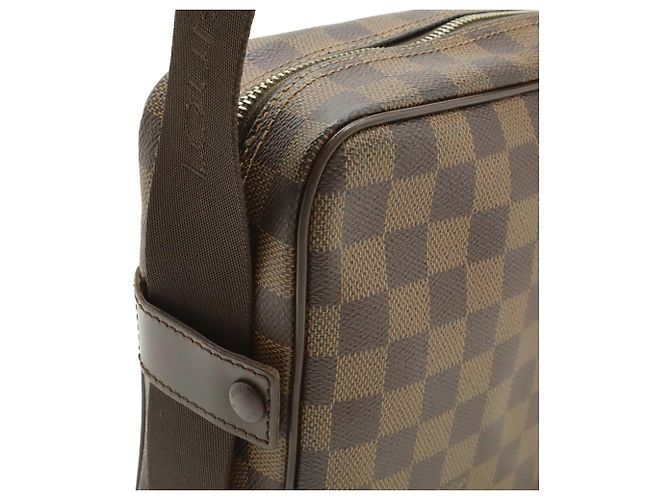 Borsa a Spalla Louis Vuitton Damier Olaf PM Pochette N41442 Marrone - vista 5