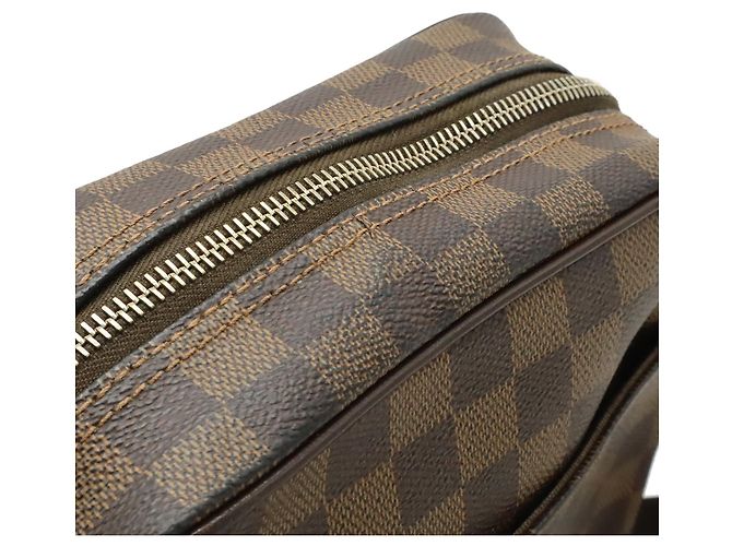 Borsa a Spalla Louis Vuitton Damier Olaf PM Pochette N41442 Marrone - vista 8