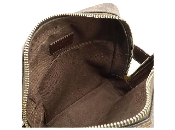Borsa a Spalla Louis Vuitton Damier Olaf PM Pochette N41442 Marrone - vista 9