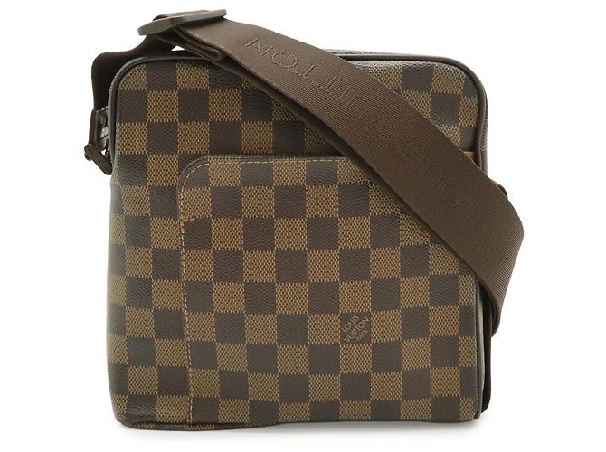Pochette Louis Vuitton Damier Olaf PM Marrone - vista 2