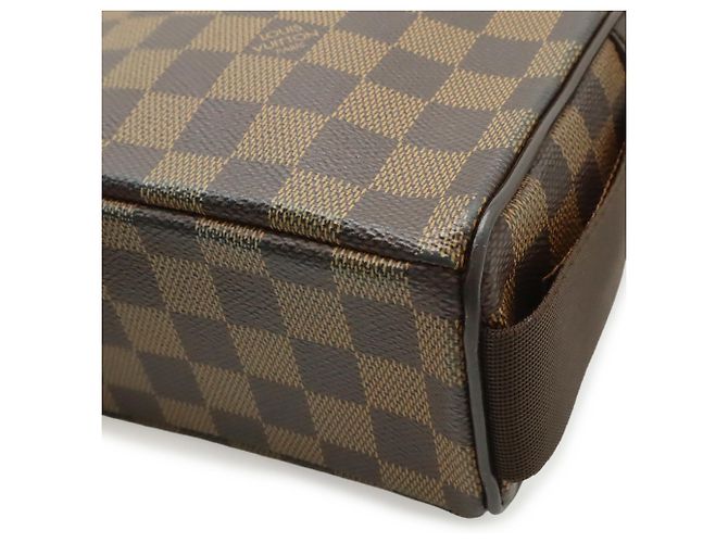 Pochette Louis Vuitton Damier Olaf PM Marrone - vista 4