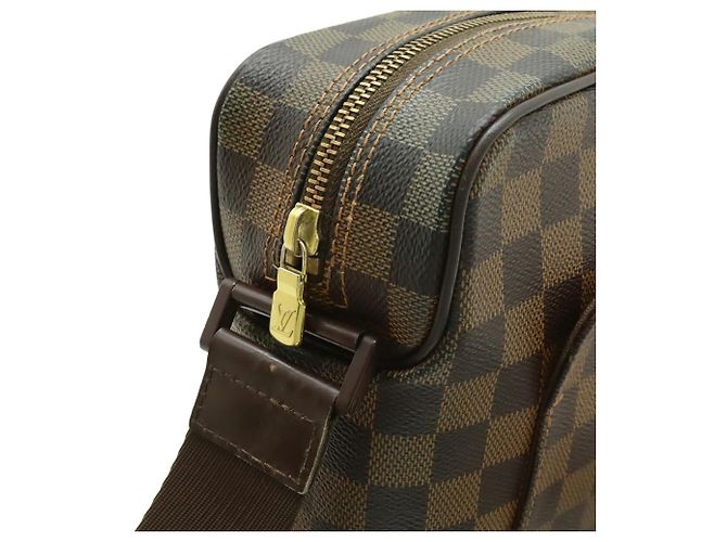Pochette Louis Vuitton Damier Olaf PM Marrone - vista 7