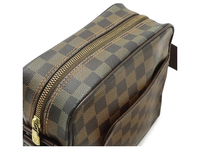 Pochette Louis Vuitton Damier Olaf PM Marrone - vista 8