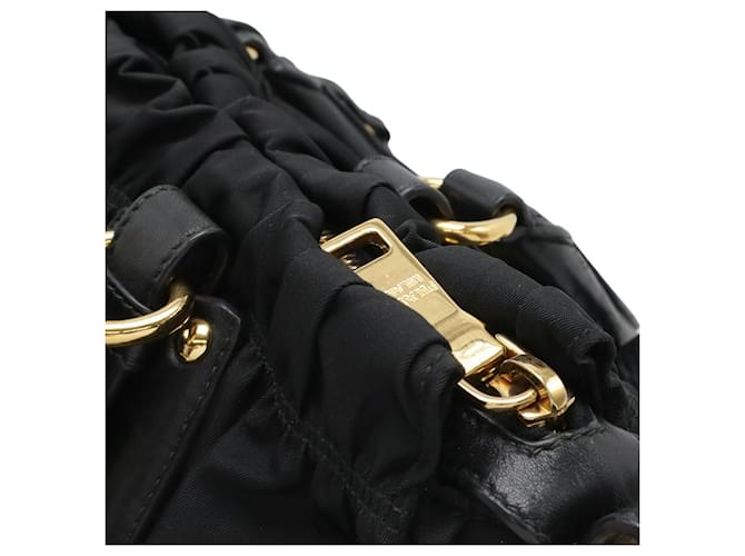 Prada Tessuto gesteppte Tote Bag Schwarz - Ansicht 5