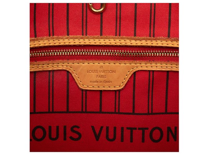 Louis Vuitton Marrone Monogram Neverfull MM - vista 5
