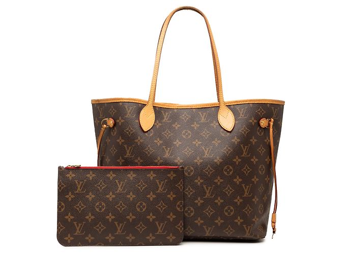 Louis Vuitton Marrone Monogram Neverfull MM - vista 9