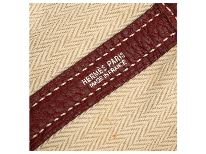 Hermès Red Negonda Garden Party 36 Rouge Bordeaux - vue 5