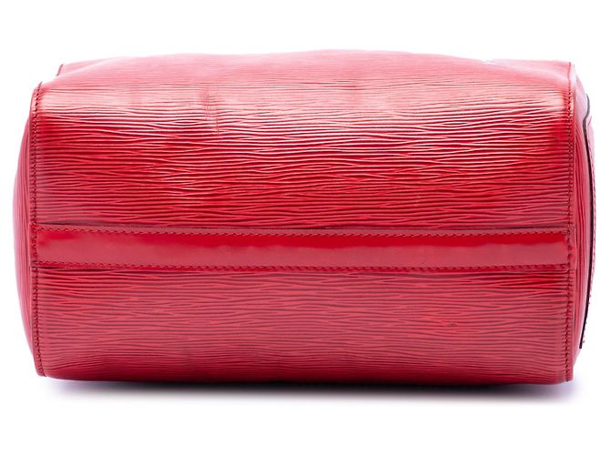 Louis Vuitton Speedy 30 in pelle Epi rossa Rosso - vista 3