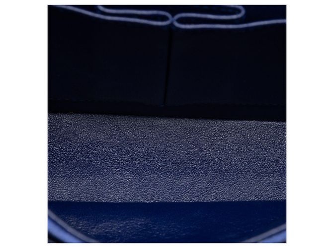 Chanel Blue Medium Classic Velvet Double Flap - vista 4