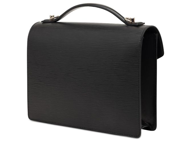 Louis Vuitton Black Epi Monceau 28 Nero - vista 2