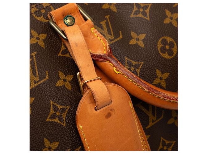 Louis Vuitton Marrone Monogram Keepall 50 - vista 8