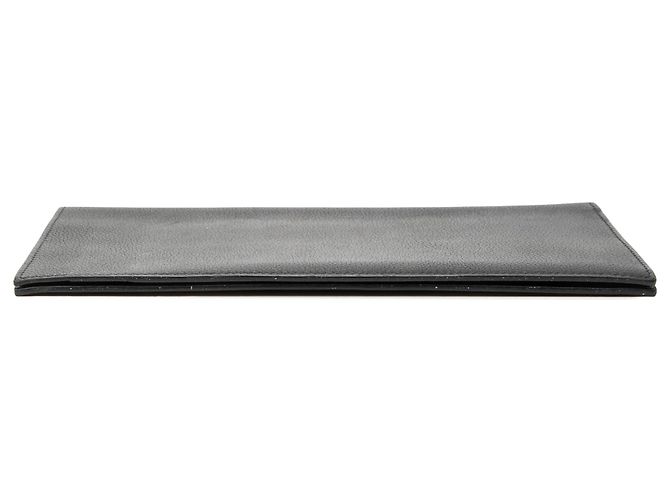 Portapassaporto bifold in pelle nera Hermès Nero - vista 3
