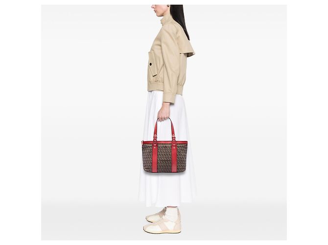 Fendi Zucchino Canvas Tote in Beige - Ansicht 6