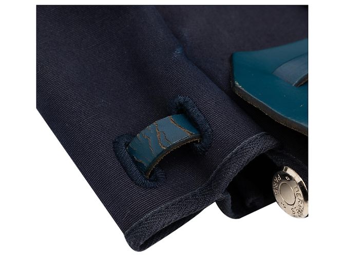 Hermès Blue Toile Herbag GM Azul - vista 7