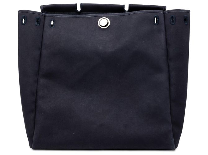 Hermès Blue Toile Herbag GM Azul - vista 9
