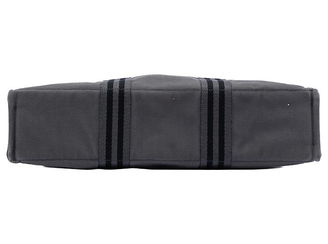 Hermès Fourre Tout MM aus grauer Canvas Braun - Ansicht 3