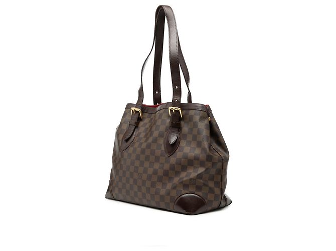 Louis Vuitton Marrone Damier Ebene Hampstead MM - vista 2
