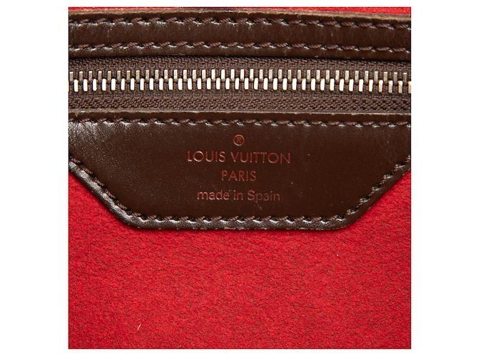 Louis Vuitton Marrone Damier Ebene Hampstead MM - vista 5