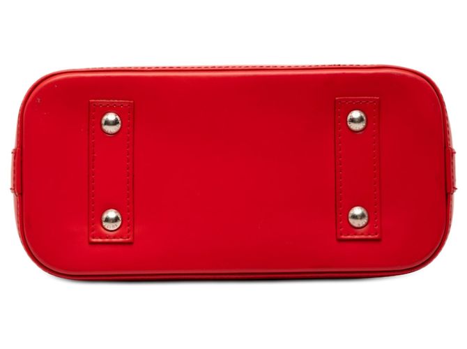 Louis Vuitton Alma BB in pelle Epi rossa Rosso - vista 3