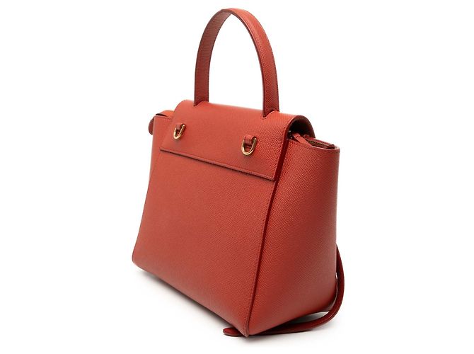 Belt Bag Céline Borsa Belt in pelle di vitello granulata Nano rossa Celine Rosso - vista 2