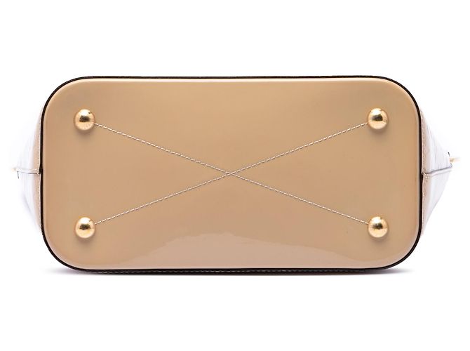 Louis Vuitton Beige Monogram Vernis Montebello MM - vista 3