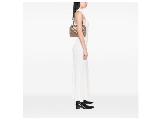 Tote 2.55 Reissue en piel de becerro envejecida acolchada marrón Chanel Castaño Bronce - vista 6