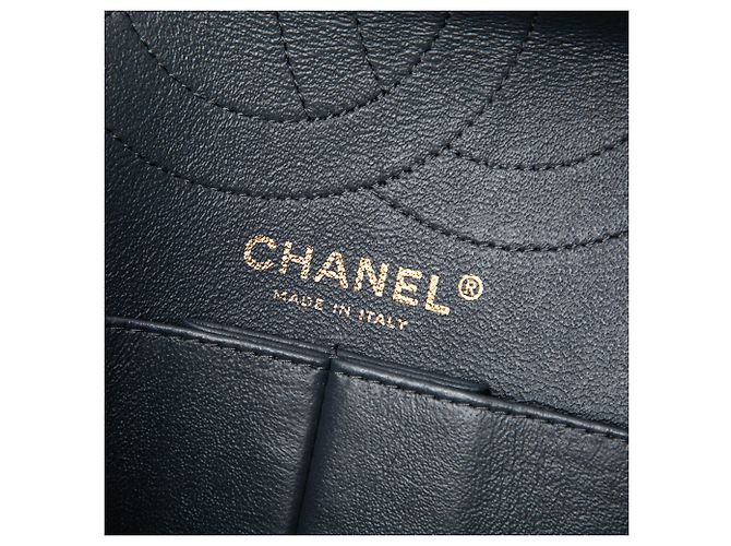 Chanel Green Quilted Patent Reissue 2.55 Double Flap 226 Verde Verde scuro - vista 5