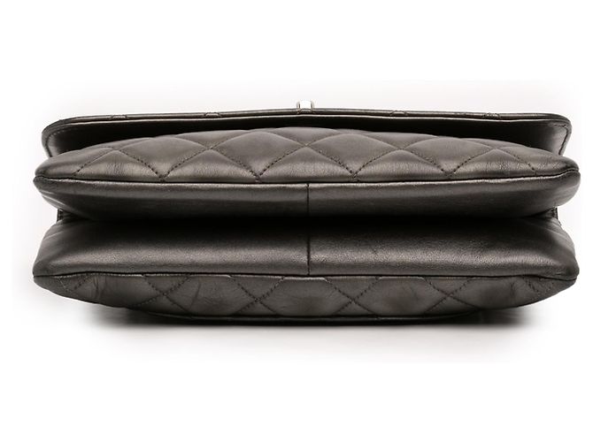 Chanel Gray Medium Lambskin Trendy CC Flap Marrone Grigio antracite - vista 3