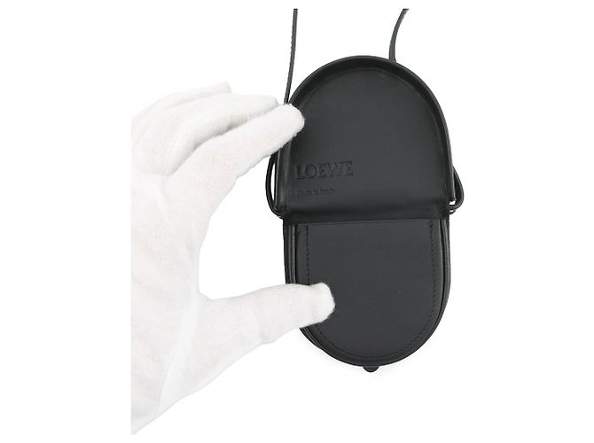 Monedero de piel de becerro Loewe negro - vista 5