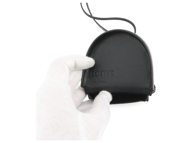 Monedero de piel de becerro Loewe negro - vista 6