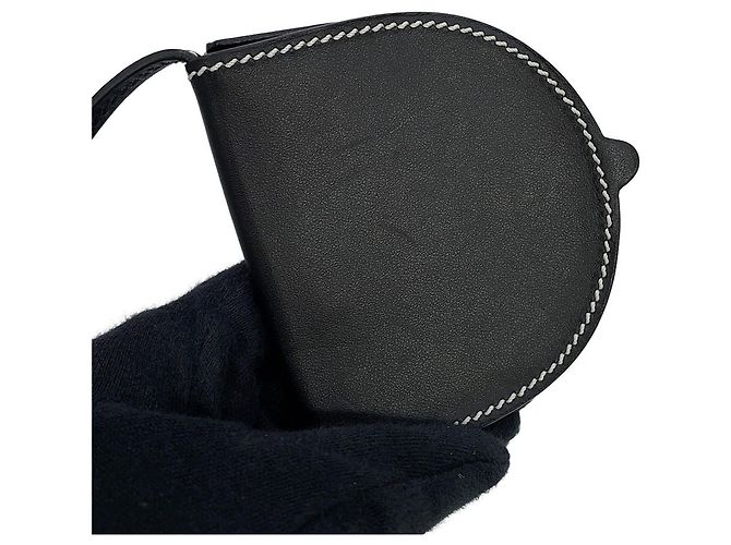 Monedero de piel de becerro Loewe negro - vista 8