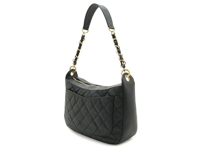 Borsa a Spalla Chanel Matelassé Chain Nero - vista 3