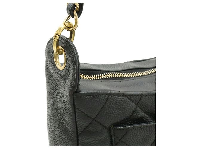 Borsa a Spalla Chanel Matelassé Chain Nero - vista 5