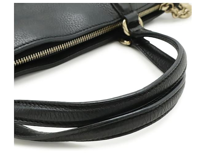 Borsa Tote Soho Interlocking G Gucci Nero - vista 7