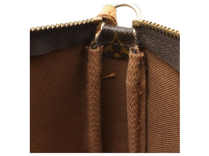 Borsa Louis Vuitton Monogram Pochette Accessoires Marrone - vista 10