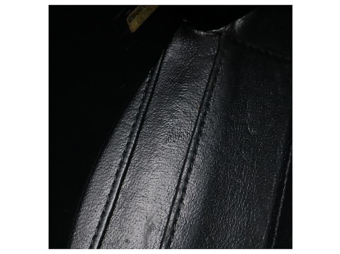 Piccola borsa vanity CHANEL CC Filigree Nero - vista 8