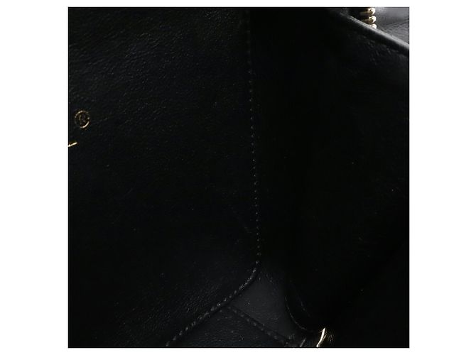 Piccola borsa vanity CHANEL CC Filigree Nero - vista 9