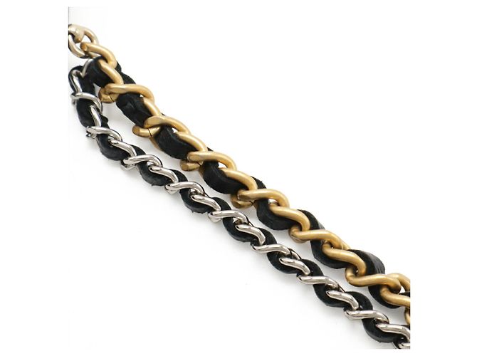 Timeless Pochette de cintura mini Chanel Matelassé Coco Mark Negro - vista 5