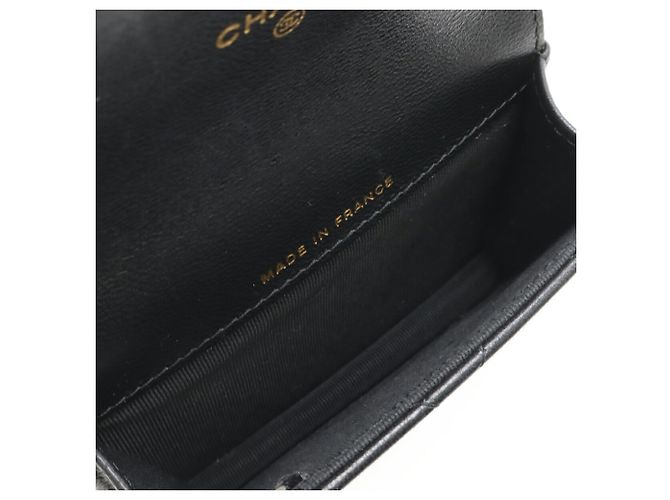 Timeless Pochette de cintura mini Chanel Matelassé Coco Mark Negro - vista 6