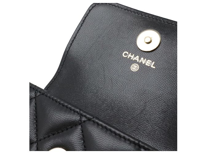 Timeless Pochette de cintura mini Chanel Matelassé Coco Mark Negro - vista 7
