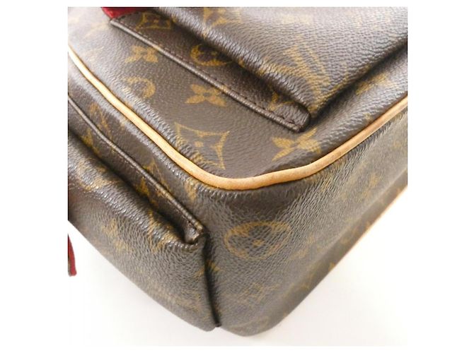 Borsa Louis Vuitton Monogram Excentri Cité Marrone - vista 3