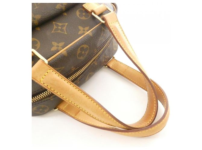 Borsa Louis Vuitton Monogram Excentri Cité Marrone - vista 4