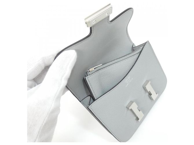 Hermès Cartera Slim Constance Hermes Castaño - vista 4