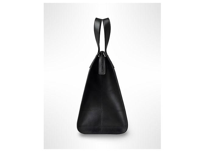 Saint Laurent Bolsa Tote de Couro Acolchoado Preto - vista 14