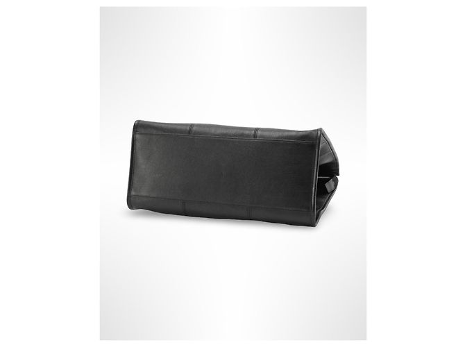 Saint Laurent Bolsa Tote de Couro Acolchoado Preto - vista 8
