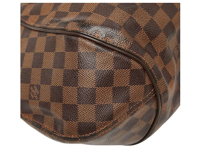 Borsa Tote Louis Vuitton Damier Sistina GM Marrone - vista 7