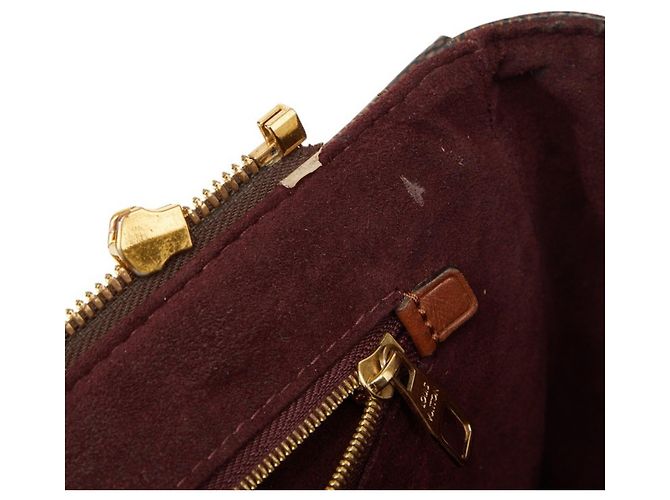 Borsa Louis Vuitton Damier Greenwich Marrone - vista 10