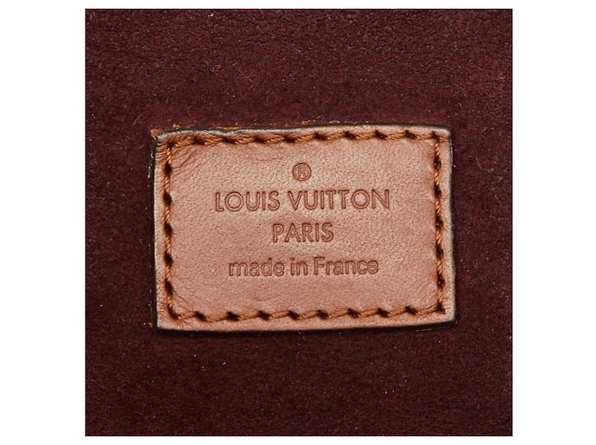 Borsa Louis Vuitton Damier Greenwich Marrone - vista 14