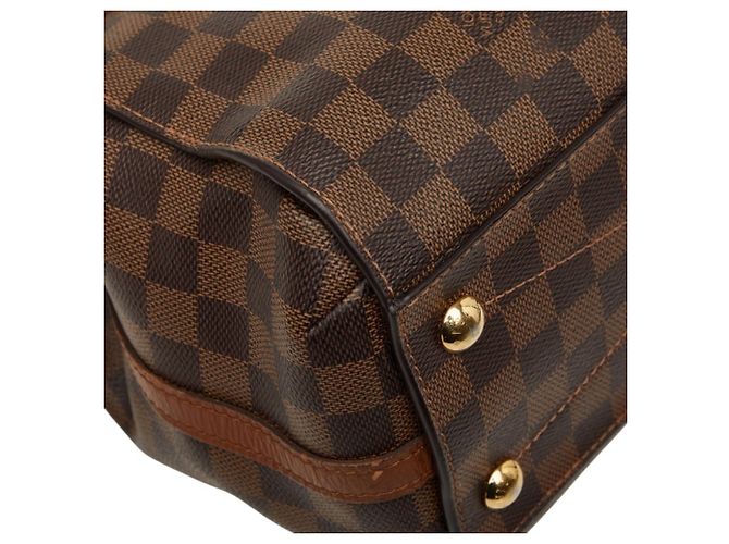 Borsa Louis Vuitton Damier Greenwich Marrone - vista 5